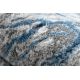 Alfombra NOBLE moderna 9962 68 Mármol, roca - Structural dos niveles de vellón crema / azul