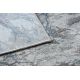 Dywan NOBLE nowoczesny 9962 68 Marmur, kamień - Strukturalny, dwa poziomy runa krem / niebieski