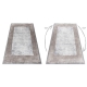 Modern NOBLE Teppich 9730 67 Rahmen vintage - Strukturell zwei Ebenen aus Vlies creme / beige