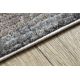 Tapete NOBLE moderno 9730 67 Quadro vintage - Structural dois níveis de lã cinza creme / bege