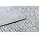 Moderný koberec NOBLE 9730 67 vzor rámu vintage - Štrukturálny, dve vrstvy rúna, krémová béžová