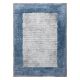 сучасний NOBLE килим 9730 68 каркас vintage - Structural два рівні флісу крем / синій