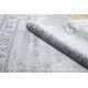 Tappeto MEFE moderno 2312 Ornamento, telaio - Structural due livelli di pile grigio 