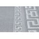 модерен MEFE килим 2813 кадър, гръцки ключ - structural две нива на руно сив