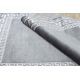 сучасний MEFE килим 2813 каркас, грецький ключ - Structural два рівні флісу сірий
