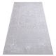 Alfombra MEFE moderna 8373 Ornamento, marco - Structural dos niveles de vellón gris 