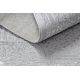 Alfombra MEFE moderna 8373 Ornamento, marco - Structural dos niveles de vellón gris 