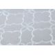 Moderní MEFE koberec 8504 Jetel, Květiny - Strukturální, dvě úrovně rouna šedá / bílá