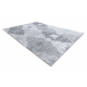 Alfombra MEFE moderna 8734 Ornamento - Structural dos niveles de vellón gris 