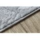 Tapete MEFE moderno 8734 Ornamento - Structural dois níveis de lã cinza cinzento