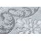 Kilimas MEFE Šiuolaikinis 8734 Ornamentas - Struktūrinis, dviejų sluoksnių vilna, pilka