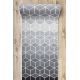 Tappeto TWIN 22990 Telaio, cotone, bifacciale, Frange ecologiche - nero / crema
