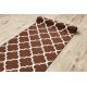 Csúszásgátló futó szőnyeg LÓHERE MAROKKÓI barna Trellis 30351 67 cm 