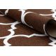 Csúszásgátló futó szőnyeg LÓHERE MAROKKÓI barna Trellis 120 cm30351