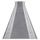 Carpet TWIN 22990 Frame, cotton, double-sided, Ecological fringes - navy blue / cream