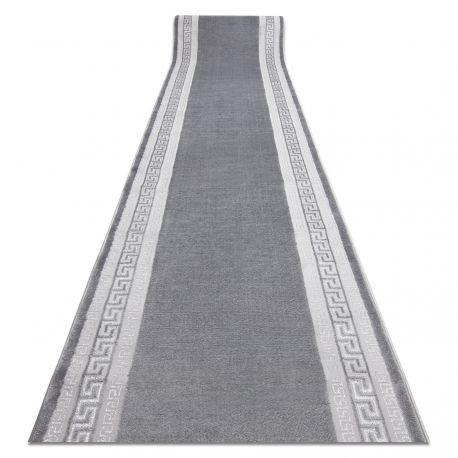 Carpet TWIN 22990 Frame, cotton, double-sided, Ecological fringes - navy blue / cream