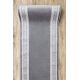 Carpet TWIN 22990 Frame, cotton, double-sided, Ecological fringes - navy blue / cream
