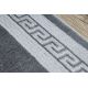 Carpet TWIN 22990 Frame, cotton, double-sided, Ecological fringes - navy blue / cream