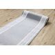Carpet TWIN 22990 Frame, cotton, double-sided, Ecological fringes - navy blue / cream