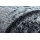Koberec s protiskluzovou podložkou šedý WOOD vzor deska