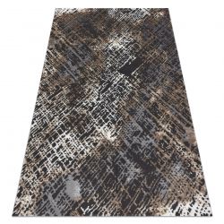 ANDRE 1826 mosható szőnyeg Dísz, vintage csúszásgátló - barna / kék 