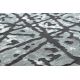 Teppich ZARA 0W7053 P50 140 - Strukturell zwei Ebenen aus Vlies grau