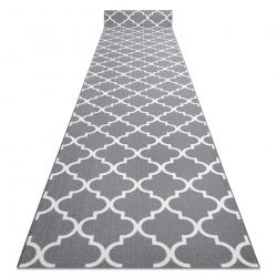 Carpet, round INDUS navy blue 75 plain, MELANGE