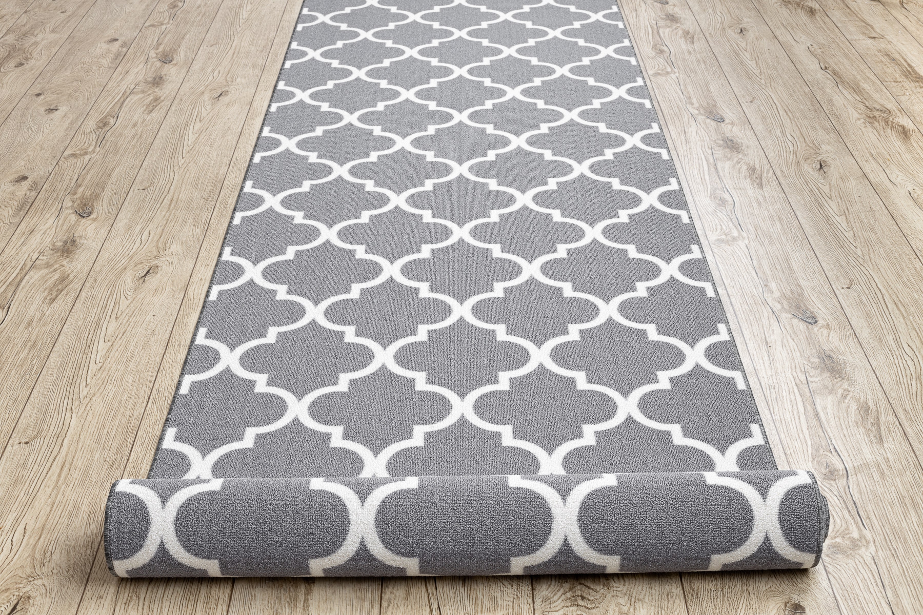  RUGMRZ Teppisch Teppiche, Dämm- & Schutzmatten Grauer Teppich  mit rechteckigem geometrischem Muster, Anti-Rutsch und Anti-Drop 140 x 210  cm