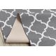 TAPIS DE COULOIR ANTIDÉRAPANT TRÈFLE MAROCAIN 120 cm gris TRELLIS 30352