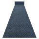 Tappeto TWIN 23002 ZigZag, cotone, bifacciale, Frange ecologiche - antracite / crema