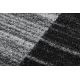 изключителен EMERALD килим 7543 блясък, геометричен черен / сребърен 