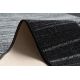 Kizárólagos EMERALD Futó szőnyeg 7543 glamour, elegáns geometriai fekete / ezüst 