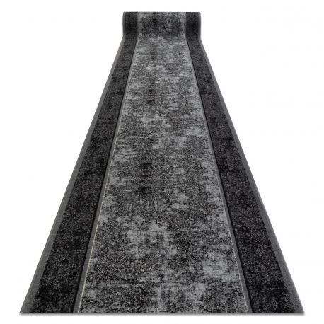 Alfombra de pasillo con refuerzo de goma 100 cm STARK gris