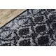 Csúszásgátló futó szőnyeg ROMANCE 100 cm szürke
