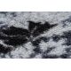 Alfombra de pasillo con refuerzo de goma 100 cm ROMANCE gris