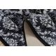 Vloerbekleding met rubber bekleed 100 cm ROMANCE grijskleuring