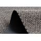 Runner - Doormat antislip 100 cm MAGNUS 1951 Zigzag outdoor, indoor beige