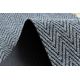 Zerbino antiscivolo per metri lineari 100 cm MAGNUS 2954 Zigzag esterno, interno, su gomma grigio