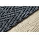 Covor CASABLANCA PLUS cerc crem Unicolor, bucla