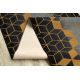 TAPIS DE COULOIR antidérapant 90 cm HEKSAGON Hexagone noir / or