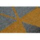 CHODNIK podgumowany 90 cm HEKSAGON czarny / złoty