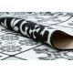 Vloerbekleding met rubber bekleed 67cm AZULEJO PATCHWORK, lissabon tegels grijskleuring / zwart