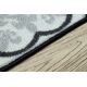 Runner anti-slip AZULEJO PATCHWORK, LISBON TILES grey / black