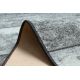 Alfombra de pasillo con refuerzo de goma 90 cm Madera tablero gris