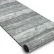 Runner anti-slip 100 cm Wood planks grey