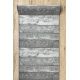 Alfombra de pasillo con refuerzo de goma 100 cm Madera tablero gris