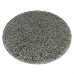 Teppich SUPREME Kreis 51201040 shaggy 5cm olivgrün