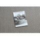 Fonott sizal szőnyeg BORDERO 2907 lapos szövött taupe / krém