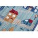 Tapete MATEO 8033/944 Moderno grego, quadro - estrutural cinza / bege