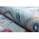 Tapete MATEO 8033/944 Moderno grego, quadro - estrutural cinza / bege